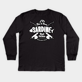 Tim and Sons Sardine Bait and Tackle Kids Long Sleeve T-Shirt